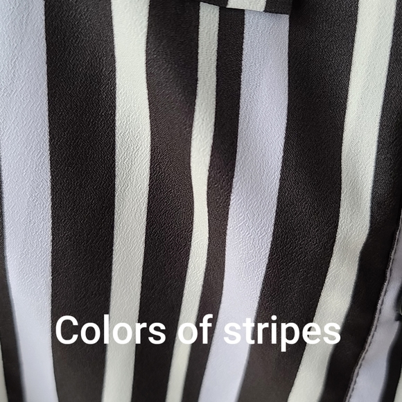 JONES NEW YORK Stripped Button Down Top - Picture 4 of 8